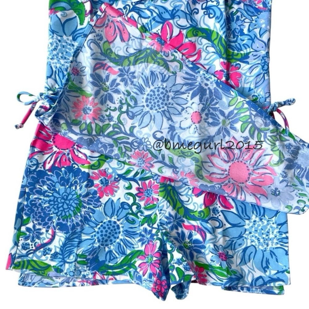 🦄 NWT Lilly Pulitzer Zoya Ruffle Shift Style Romper Sample/Unreleased - Picture 9 of 16